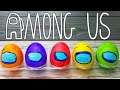 ЯЙЦА В СТИЛЕ AMONG US  )))) хахахаха Among US EGG