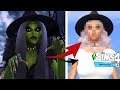 EVIL WITCH TRANSFORMATION! | Ugly To Beauty Challenge | The Sims 4