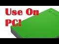 How To Re-format External Xbox Hard Drive For PC Use