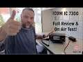 Icom IC 7300 Ham Radio Full Review! On air test and some of the features of this HF 4m & 6m SDR