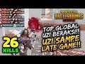 TOP GLOBAL UZI VS SQUAD!! UZI SAMPE LATE GAME! | SOLO VS SQUAD | PUBG MOBILE