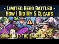 "Who needs Durandal when I have a SILVER SWORD!" | My 5 Limited Hero Battle Clears