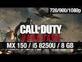 Call of Duty: Vanguard - MX150 2GB - i5 8250U - 8 GB RAM [720p/900p/1080p]