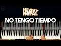 Heavy Nopal - No Tengo Tiempo Tutorial | Notas Musicales CLASES DE PIANO