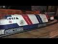 ho diesel loco runs on track seaboard bicentennial 1776 1976 ahm tempo america