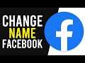 How To Change Your Name on Facebook App (Change FULL NAME)