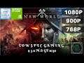 New World | Nvidia GT 1030 | Intel Core i5-2400 | 8gb Ram | Low Spec Gaming