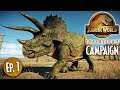 Saving wild dinosaurs! CAMPAIGN PLAYTHROUGH | Jurassic World Evolution 2 Campaign gameplay