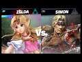 Super Smash Bros Ultimate Amiibo Fights   Request #5656 Zelda vs Simon