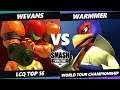 SWT Championship LCQ Top 16 - Wevans (Samus) Vs. Warmmer (Falco) SSBM Melee Tournament