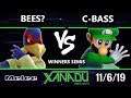 S@X 327 SSBM - Bees? (Falco) Vs. C-bass (Luigi) Smash Melee Winners Semis