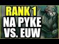 THE BEST NORTH AMERICAN PYKE PLAYER TAKES ON EUW (THIS SERVER IS SO BAD LOL)