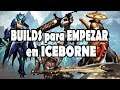 BUILDS para empezar en ICEBORNE (casi todas las armas) - Monster Hunter World (Gameplay Español)