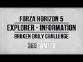 Forza Horizon 5 Explorer Daily Challenge Information - (You can't complete it right now :( )