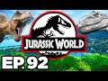 Jurassic World: Evolution Ep.92 - STARTING DINOSAURS BATTLE ARENA ON SANCTUARY! (Gameplay Lets Play)