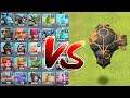 NEW! Rocket ballon vs. Every Troop in the Game! | Clash Of Clans |