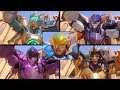 Overwatch - All Pharah Skins with All Highlight Intros!