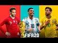 TROQUEI AS NACIONALIDADES DE NEYMAR, MESSI E CR7 NO MODO CARREIRA DO FIFA 20!!!