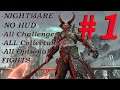 Doom Eternal Nightmare #1 Hell on Earth - ALL COLLECTABLES / OPTIONAL FIGHTS / Challenges - NO HUD