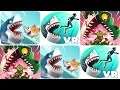 HUNGRY SHARK HEROES vs VR vs DRAGON