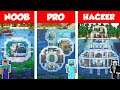 Minecraft NOOB vs PRO vs HACKER: UNDERWATER MODERN HOUSE BUILD CHALLENGE in Minecraft / Animation
