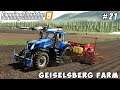Sowing cereals, planting potatoes, weed control | Geiselsberg Farm | Farming simulator 19 | ep #21