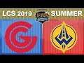 CG vs GGS   LCS 2019 Summer Split Week 9 Day 2   Clutch Gaming vs Golden Guardians