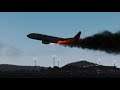PIA 737-800 Engine Fire Belly Crash Landing Phuket