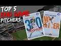 TOP 5 END GAME PITCHERS IN MLB THE SHOW 21 | NO MONEY SPENT Diamond Dynasty