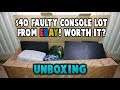 Unboxing eBay $40 Faulty Console Lot! "Mystery Box"