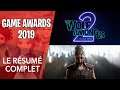 Premier jeu PS5, WOLF AMONG US 2, Hellblade 2 : Résumé GAME AWARDS 2019 !