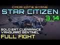 Vanguard Sentinel ERT clearance + Hammerhead Kill - Full Fight - Star Citizen 3.14