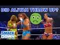 Did Aliyah THROW UP Live On WWE Smackdown 11/12/21???