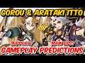 Gorou and Arataki Itto Gameplay/Skills Predictions | Genshin Impact 2.3 Theorycrafting