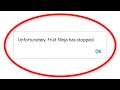How To Fix Unfortunately Fruit Ninja Has Stopped Error Android & Ios