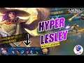 HYPER CARRY LESLEY GAMEPLAY MOBILE LEGENDS || OP PISAN CUY