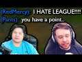 reacting to redmercy's video on why he's starting to hate league of legends