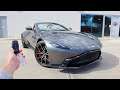 2021 Aston Martin Vantage Roadster: Start Up, Exhaust, Test Drive and Review