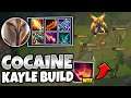 COCAINE KAYLE CAN DELETE 5 ENEMIES IN SECONDS (THIS IS OP) - League of Legends