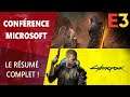 E3 2019 : Résumé de la conférence Microsoft/Xbox (Scarlett, Cyberpunk...)