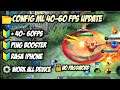 Latest! Config Ml Anti Lag 60Fps + Super Smoothest - Ping Stabil | Mobile legends bang bang