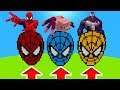 Minecraft PE : DO NOT CHOOSE THE WRONG SPIDERMAN! (Spiderman, Spider Pig & Venom)