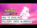 Pokemon Sword & Shield How To Evolve Milcery Into Alcremie (Strawberry Sweet Location)