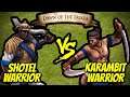 200 Elite Shotel Warriors vs 400 Elite Karambit Warriors | AoE II: Definitive Edition