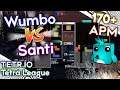 TETR.IO Tetra League - Wumbo vs Santi - 170+ APM