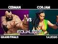 Cebman (Zangief) vs corjam (Laura) | SFV Grand Finals | Equalizer #2