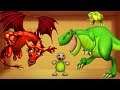 Dragon Cooper VS Dinosaurs T-rex VS Buddy Bio All DIAMON - The Buddy - Kich The Buddy