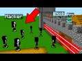 HACKER ATTACK A HOUSE BASE OF NOOB VS PRO MINECRAFT BATTLE