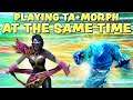 PLAYING TA+MORPH AT THE SAME TIME!!