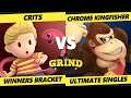 The Grind 142 Winners Bracket - Crits (Lucas) Vs. Chrome Kingfisher (DK) Smash Ultimate - SSBU